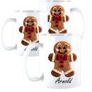 Personalisierte Lebkuchenmann Tasse mit Namen –...