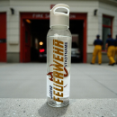 Personalisierte 2510 Jugend Feuerwehr-Trinkflasche aus recyceltem RPET | Jugendfeuerwehr Flasche mit Name & Stadt | BPA-frei