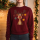 Weihnachtssweatshirt „Knitted Reindeer“ – Bio Baumwolle | Lustiges Rentier Shirt | Xmas Pullover Unisex XS–3XL