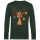 Weihnachtssweatshirt „Knitted Reindeer“ – Bio Baumwolle | Lustiges Rentier Shirt | Xmas Pullover Unisex XS–3XL