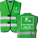 Evakuierungs Hilfe Piktogramm Warnweste Standard M-7XL
