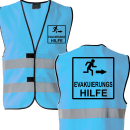 Evakuierungs Hilfe Piktogramm Warnweste Standard M-7XL