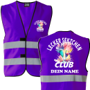Lecker Sektchen Club Warnweste mit Namen – Lustige...