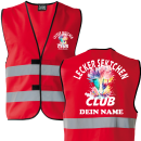 Lecker Sektchen Club Warnweste mit Namen – Lustige Partyweste für echte Mitglieder