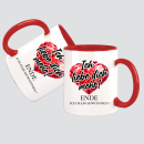 Ich liebe Dich mehr ! Ende hab gewonnen ... Kissen + Tasse