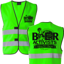 International Beeractivists - Lifting Not Gluing , Bier Aktivisten Sicherheitsweste
