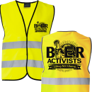 International Beeractivists - Lifting Not Gluing , Bier Aktivisten Sicherheitsweste