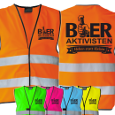Bieraktivisten - Heben statt Kleben, Bier Aktivisten Sicherheitsweste JGA Karneval Männertag