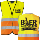 Bieraktivisten - Heben statt Kleben, Bier Aktivisten Sicherheitsweste JGA Karneval Männertag