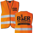 Bieraktivisten - Heben statt Kleben, Bier Aktivisten Sicherheitsweste JGA Karneval Männertag