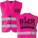 Bieraktivisten - Heben statt Kleben, Bier Aktivisten Sicherheitsweste JGA Karneval Männertag