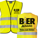 Bieraktivisten - Heben statt Kleben, RÖX 5.0 Edition Bier Aktivisten Sicherheitsweste JGA Karneval Männertag