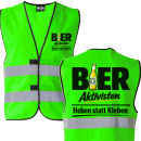 Bieraktivisten - Heben statt Kleben, RÖX 5.0 Edition Bier Aktivisten Sicherheitsweste JGA Karneval Männertag