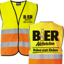 Bieraktivisten - Heben statt Kleben, RÖX 5.0 Edition Bier Aktivisten Sicherheitsweste JGA Karneval Männertag