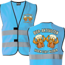 Bieraktivisten - Heben statt Kleben, Aktivisten Edition Bier Aktivisten Sicherheitsweste JGA Karneval Männertag