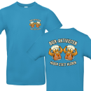 Bieraktivisten Heben statt Kleben Premium JGA / Vatertag T-Shirt Aktivisten Edition