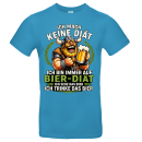Bier-Diät Wikinger T-Shirt – Lustiges Herren Fun Shirt für Bierliebhaber & Partys