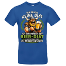 Bier-Diät Wikinger T-Shirt – Lustiges Herren Fun Shirt für Bierliebhaber & Partys