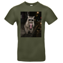 Midnight Shake Racoon – Streetstyle Waschbär Shirt Unisex Premium T-Shirt