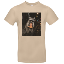 Midnight Pizza Racoon – Streetstyle Waschbär Shirt Unisex Premium T-Shirt