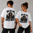 Mi Mi Mi Halts Maul Ape Shirts   – Streetstyle Affen Shirt Unisex Premium T-Shirt