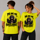 Mi Mi Mi Halts Maul Ape Shirts   – Streetstyle Affen Shirt Unisex Premium T-Shirt