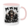 Mi Mi Mi – Halts Maul! StreetdesignTasse mit frechem Affen-Motiv | Lustige Kaffeetasse für Büro & Zuhaus