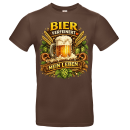 Bier verfeinert mein Leben - Lustiges Bier-Shirt für Männer & Bierfreunde