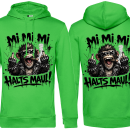 Mi Mi Mi Halts Maul Ape HOOD   – Streetstyle Affen...
