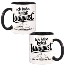 Kaffeetasse „Ich habe keine Lust – aber ich brauche das Geld“ - Design Büro Kaffee Teetasste