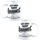 Kaffeetasse „Ich habe keine Lust – aber ich brauche das Geld“ - Design Büro Kaffee Teetasste