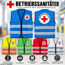 Betriebssanitäter Signalweste | Reißverschluss...