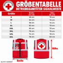 Betriebssanitäter Execuive Weste Hamburg mit vielen Taschen S-5XL