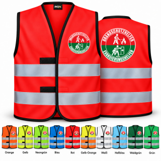 2in1 Brandschutzhelfer / Evakuierungshelfer Standard Warnschutzweste -RöX