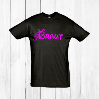 Braut - schwarz - neonpink