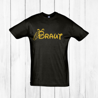 Braut - schwarz - Gold