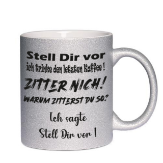 Glitzer Silber