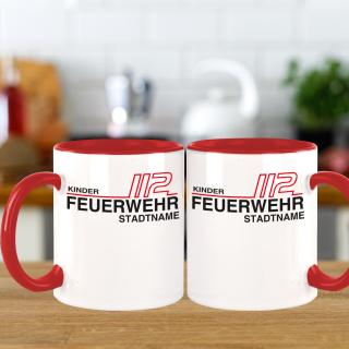 Kinder Feuerwehr rot