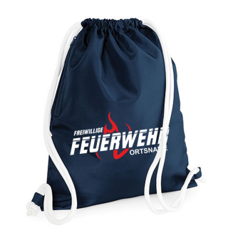 Beutel:Navy / Druck: Freiwillige Feuerwehr