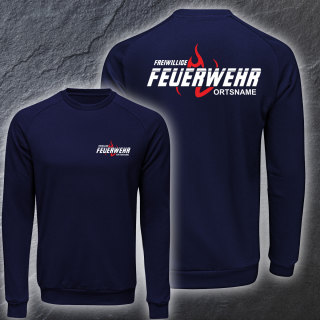 Sweater navy / Druck Freiwillige Feuerwehr