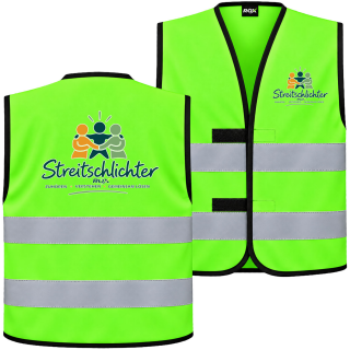 Streitschlichter / weste  grün