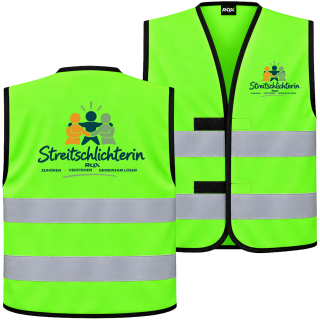 Streitschlichterin / weste grün