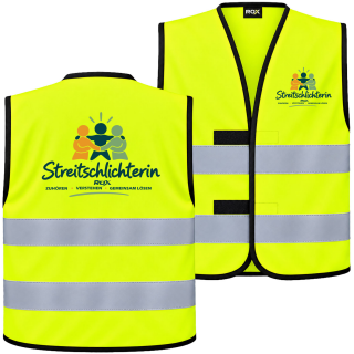 Streitschlichterin / weste gelb