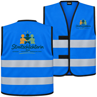 Streitschlichterin / weste blau