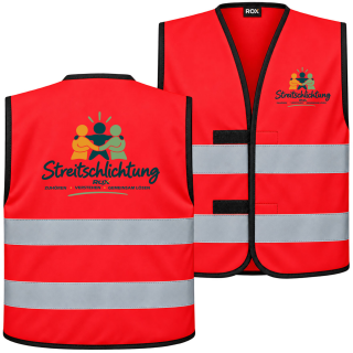 Streitschlichtung / weste rot